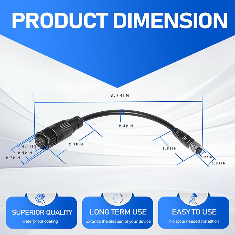 MKR-US2-1 Adaptör Kablosu Evre - Fish Finder Cable incelemesi ve fiyatı