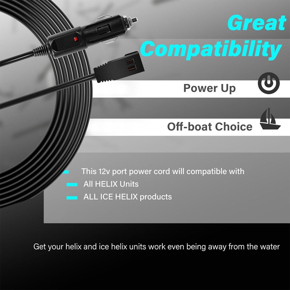 12V DC Port Güç Kablosu 720105 - Fish Finder Charger incelemesi ve fiyatı