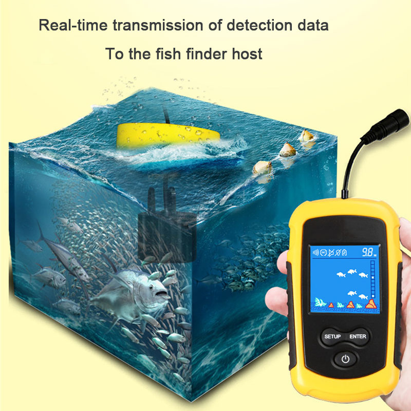 100 M Kablolu Renkli Ekran Taş - Fish Finder Cable incelemesi ve fiyatı
