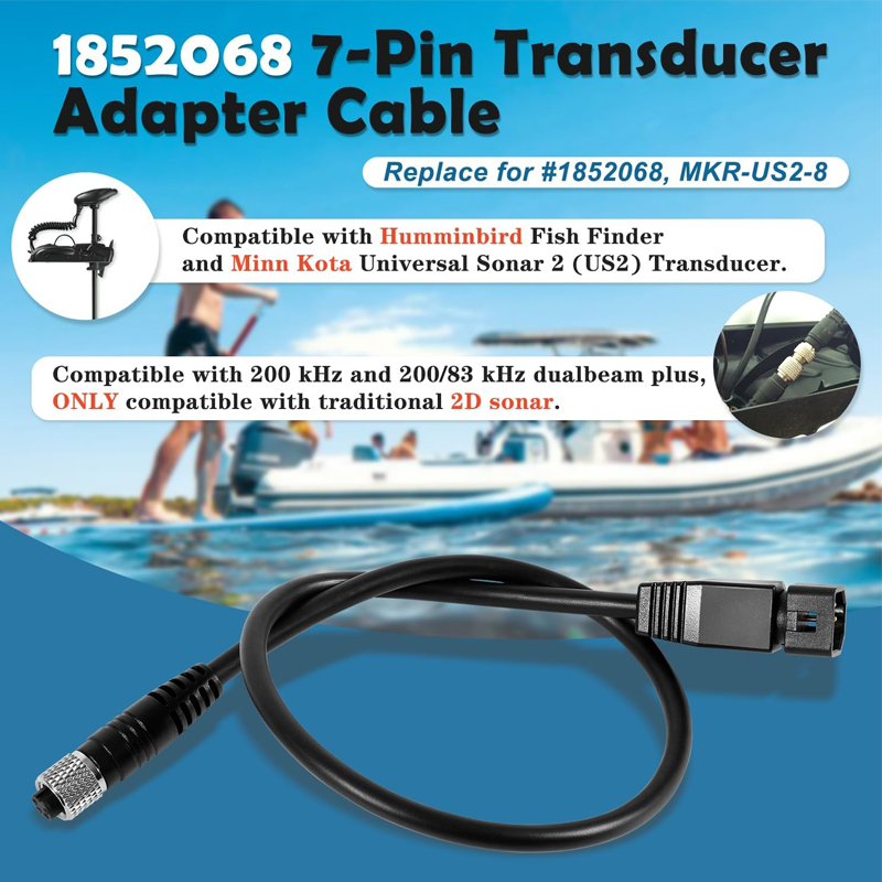 1852068 MKR-US2-8 7-Pin Adaptö - Fish Finder Transducer incelemesi ve fiyatı