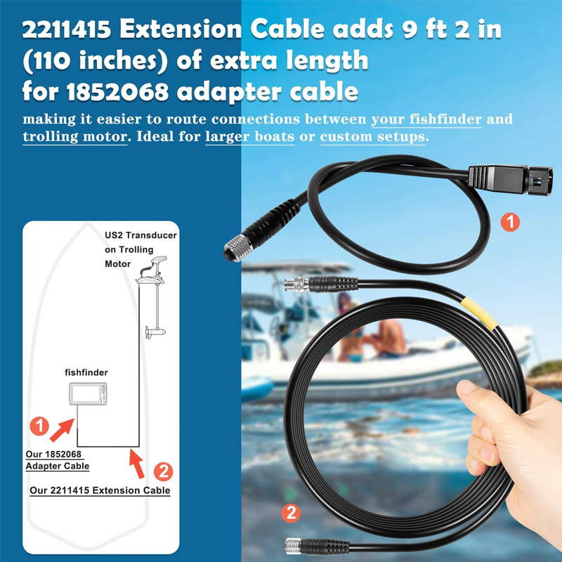 1852068 MKR-US2-8 7-Pin Adaptö - Fish Finder Transducer incelemesi ve fiyatı