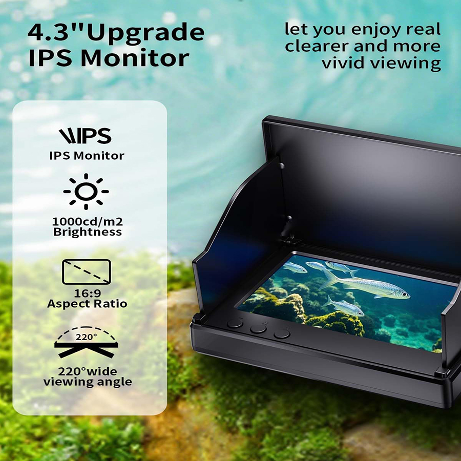 FOURQ El Tipi 1080P 4.3'' LCD  - Fishing Depth Finder incelemesi ve fiyatı