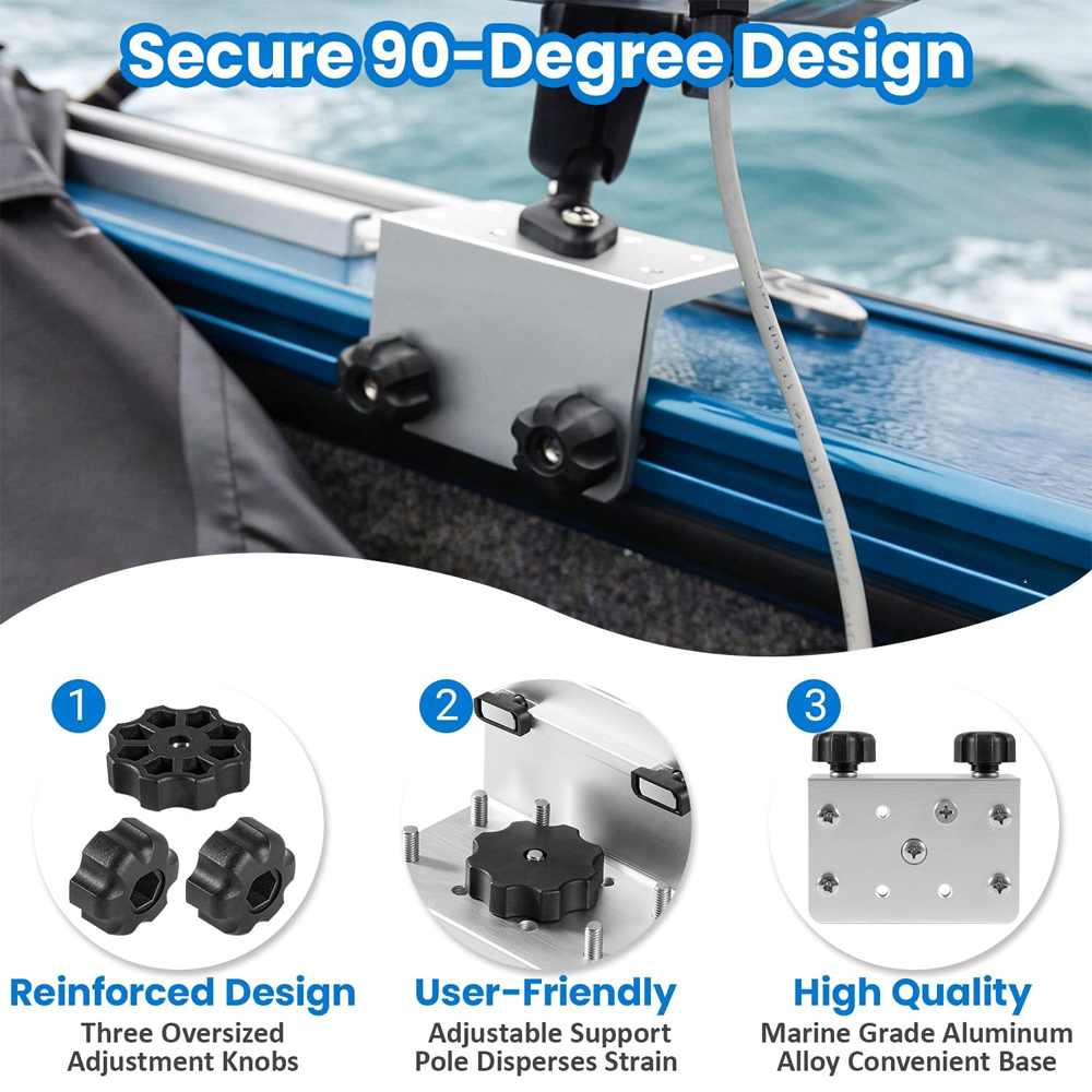 2'li Paket 90 °   Lund, Ranger - Fish Finder Mount incelemesi ve fiyatı